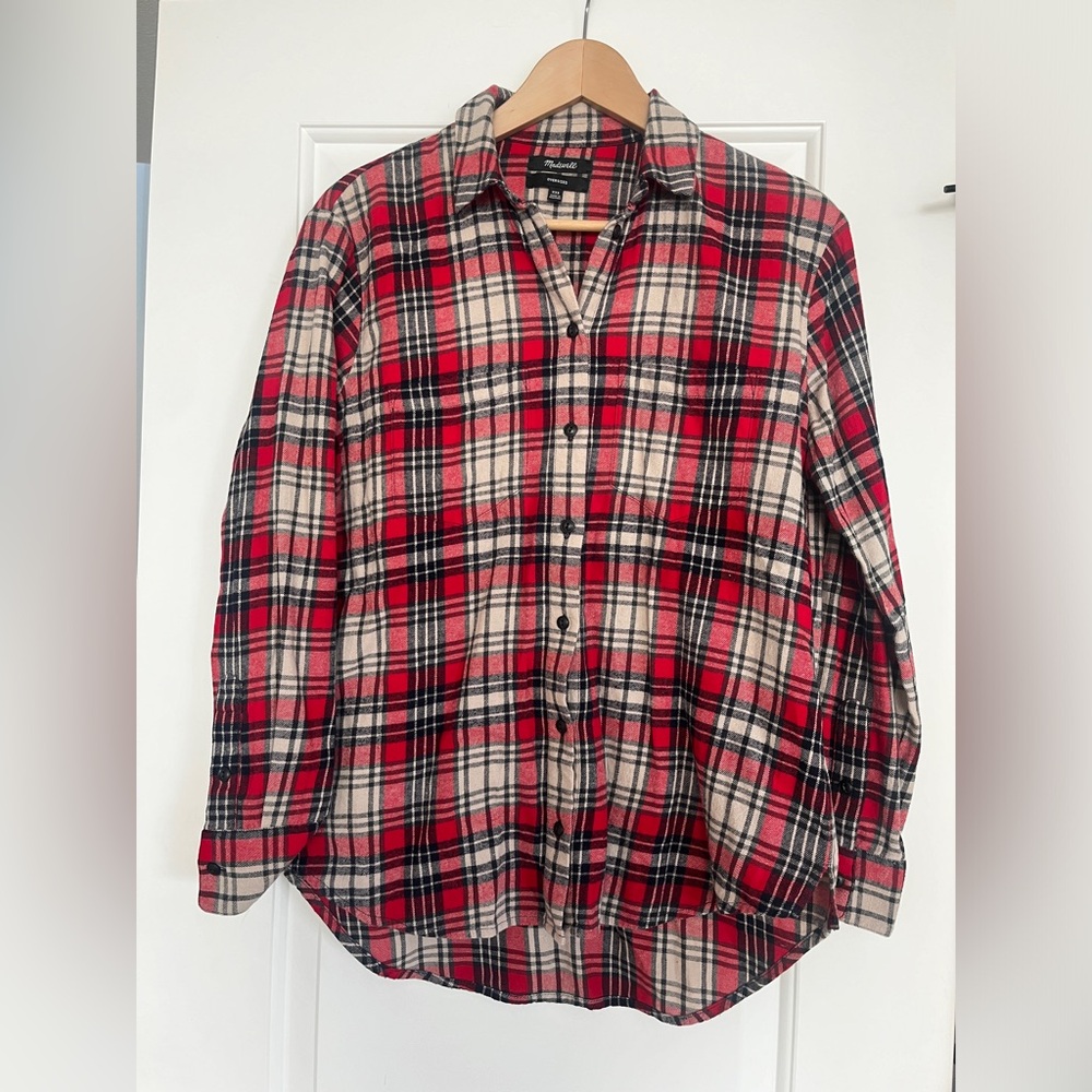 Women’s Madewell Oversized Button Down Flannel